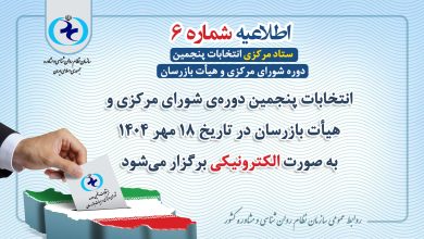 برگزاری انتخابات پنجمین دوره شورای مرکزی و هیأت بازرسان بهصورت الکترونیکی